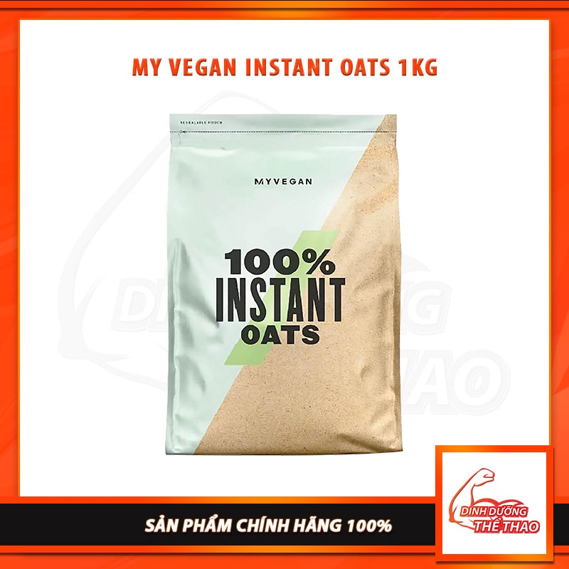 [SALE XẢ KHO] Yến mạch uống liền MY VEGAN INSTANT OATS 1KG TĂNG CƠ GIẢM MỠ SIÊU TIỆN LỢI CHO NGƯỜI TẬP GYM