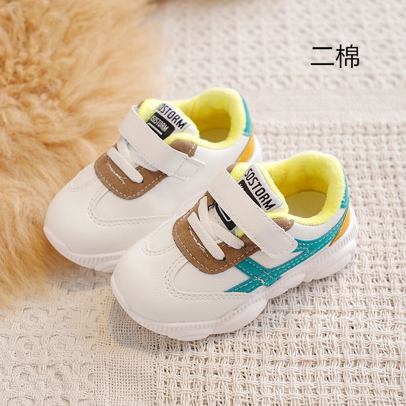 Giày thể thao cotton nhung thời trang Hàn Quốc dành cho bé