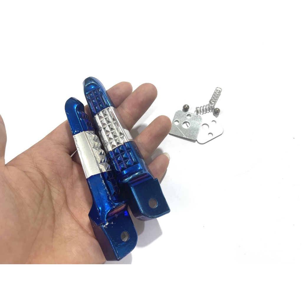 Gác Chân Xếp Nhôm Titan F2 Trusty Kiểu Raider Dream, Wave, Các Dòng Honda