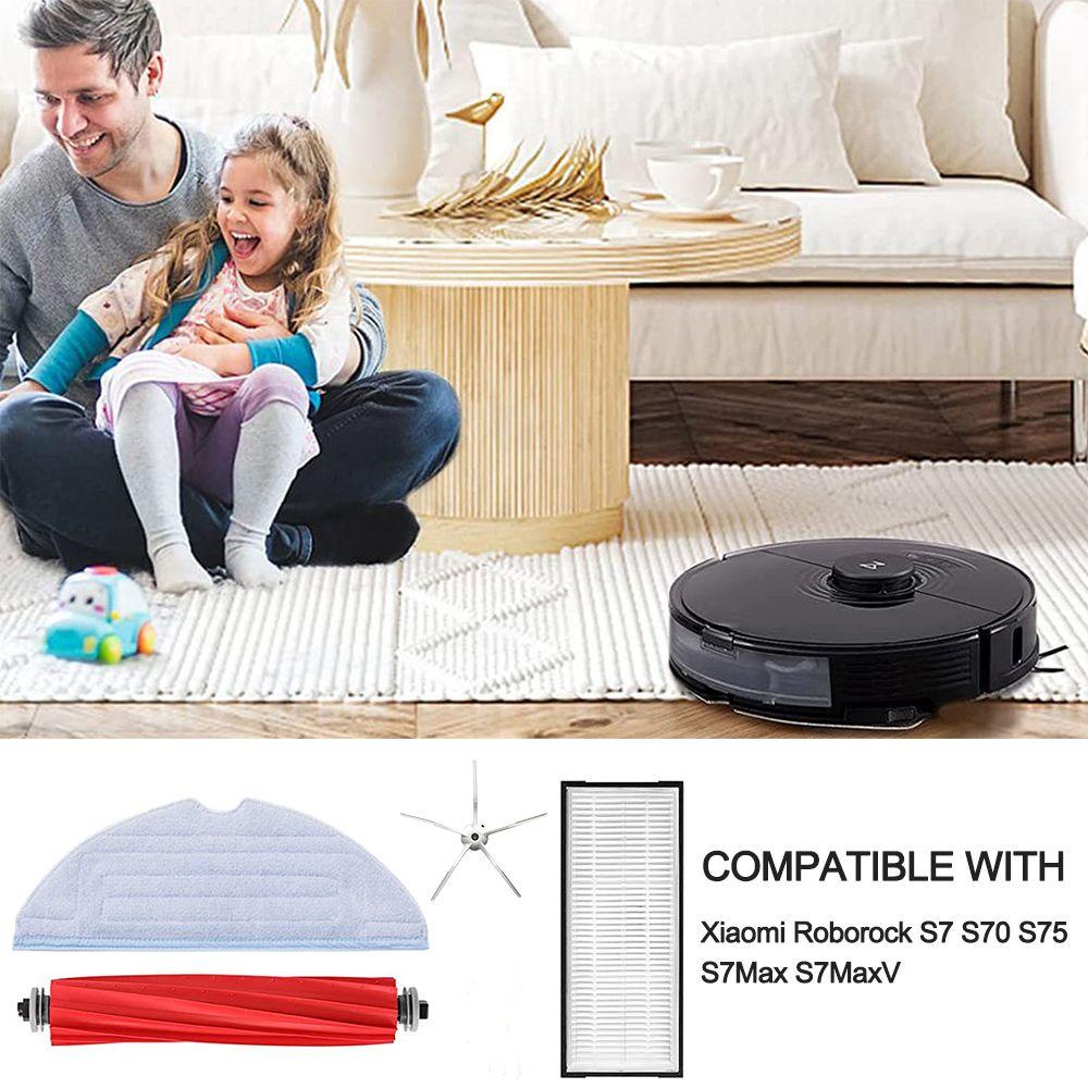 Bộ Phụ Kiện Dành Cho Roborock S7 Mop / Bộ Lọc Hepa / Chổi Bên / Màng Lọc Bụi Bẩ
