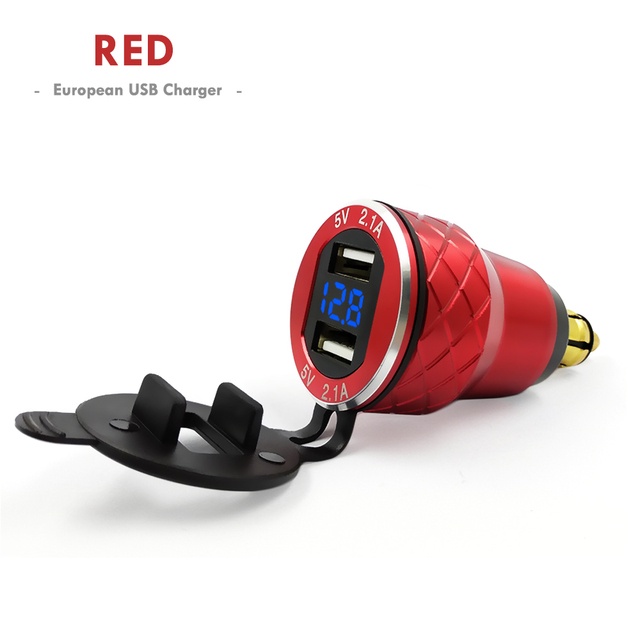 Bộ Sạc USB Kép Cho Xe Mô Tô BMW R1200GS R1250GS LC Adventure ADV F800GS F650GS 700GS