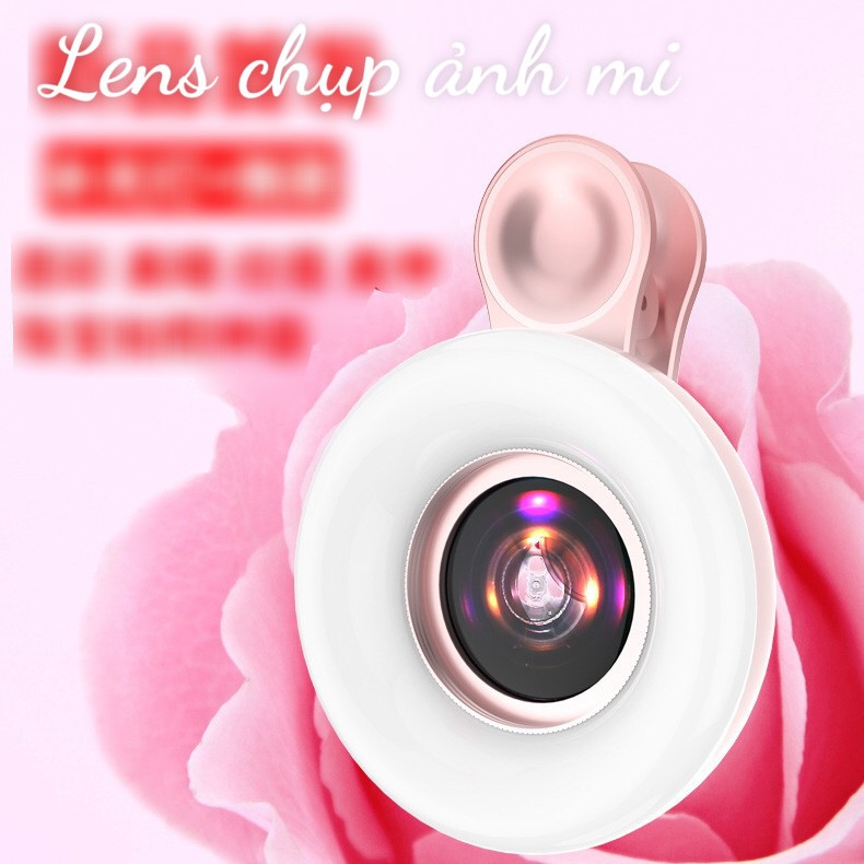 Lens chụp ảnh mi,review sản phẩm có tích hợp đèn chiếu sáng