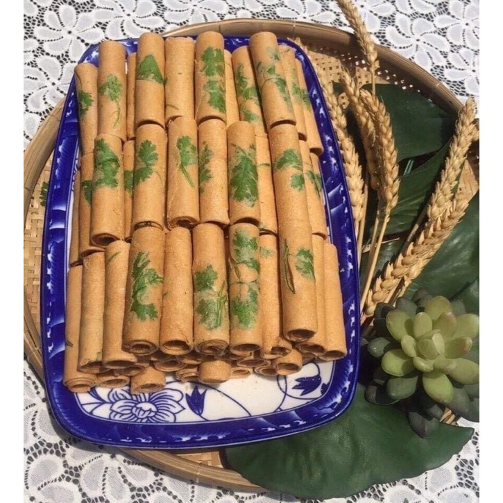 Bánh Ống Ngò Nhân Bơ Đậu Phộng 400gr