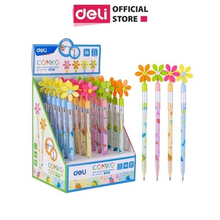 Bút chì khúc 2b deli kèm quạt cc091