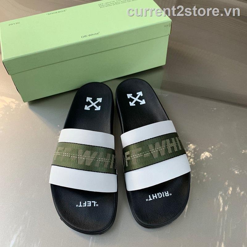 ✎Hàng Có Sẵn! Giày Sandal Off-White Đế Mềm Thời Trang Năng Động Cho Nữ