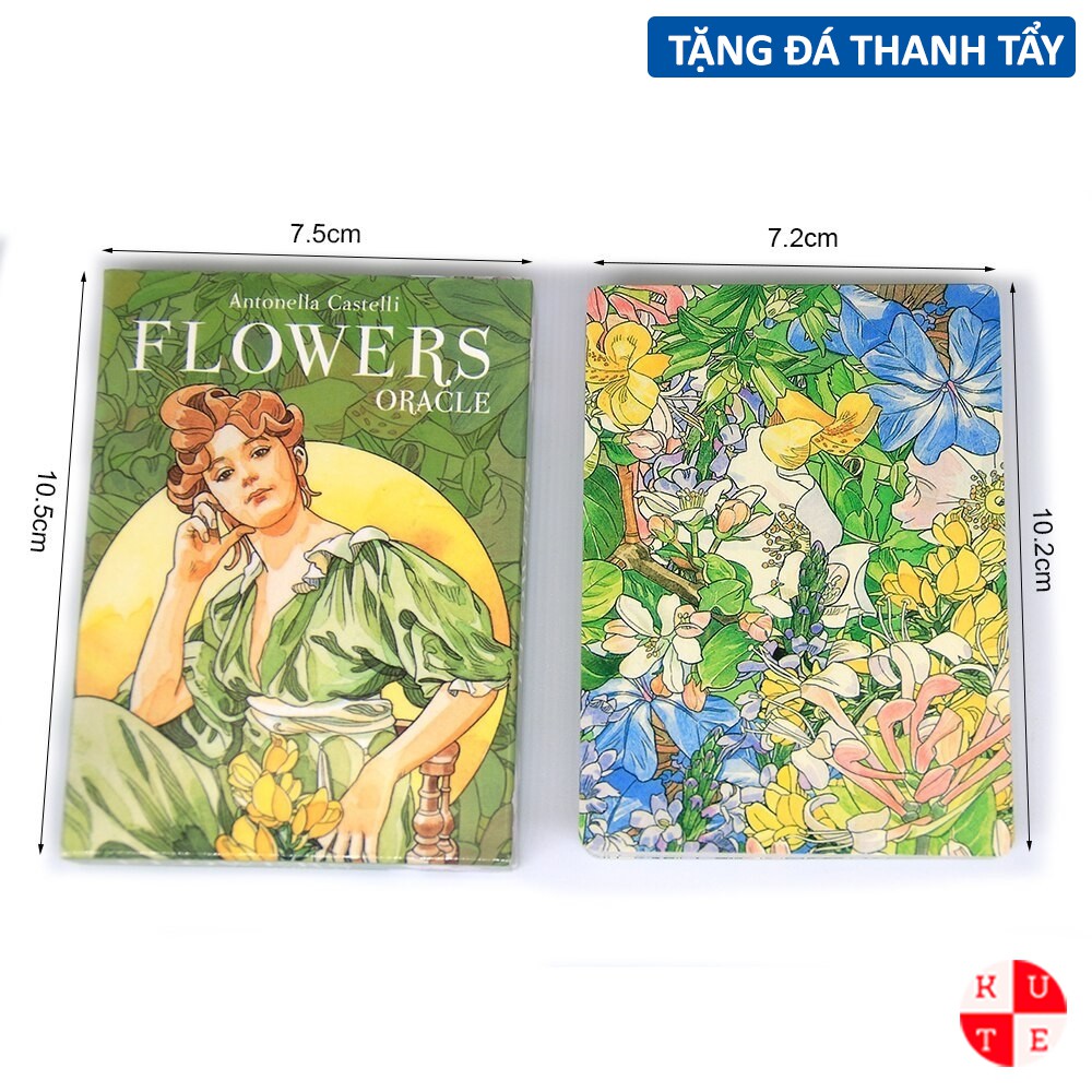 Bài Oracle Flowers 38 Lá Bài Tặng File Tiếng Anh Và Đá Thanh Tẩy C99