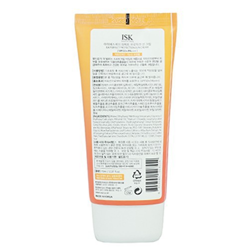 Kem chống nắng BEAUSKIN ISK Perfect Protection Sun Cream SPF 50 PA +++ Hàn quốc dưỡng trắng da, kiềm dầu, lên tông 70ml.