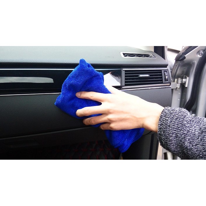 KHĂN SIÊU THẤM LAU XE Ô TÔ MÀU XANH