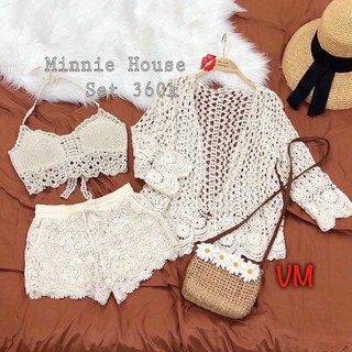 Set đi biển len móc siêu xinh m_96