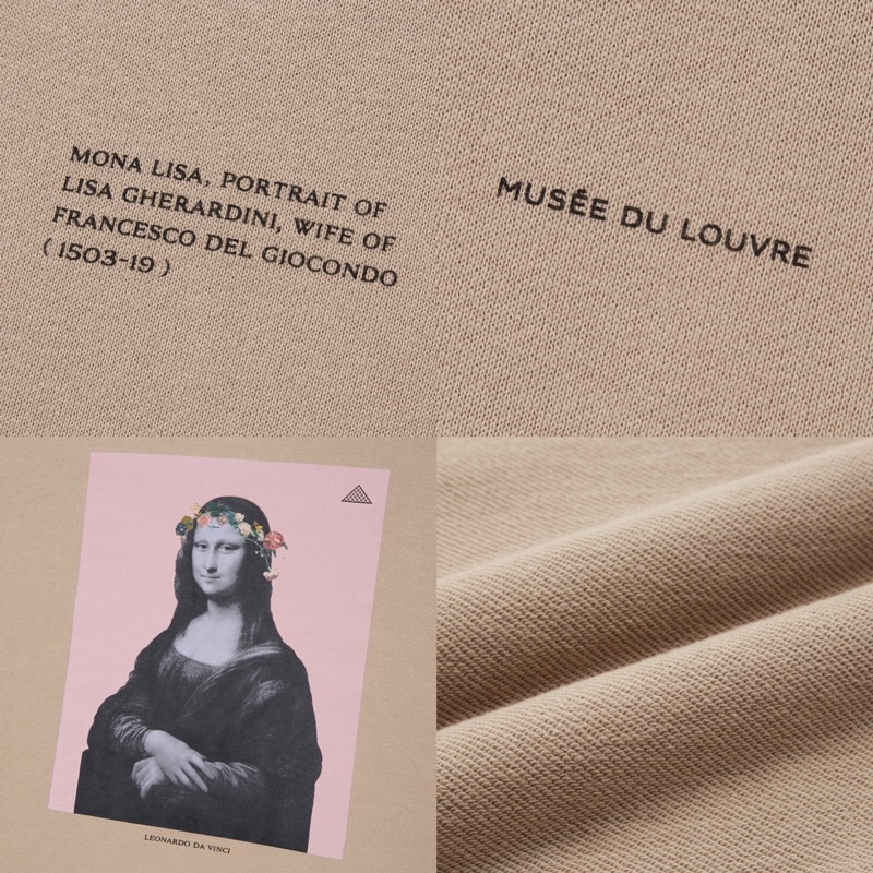 Áo nỉ da cá nữ cổ tròn thời trang, trẻ trung Mona Lisa dòng UT của UNIQLO