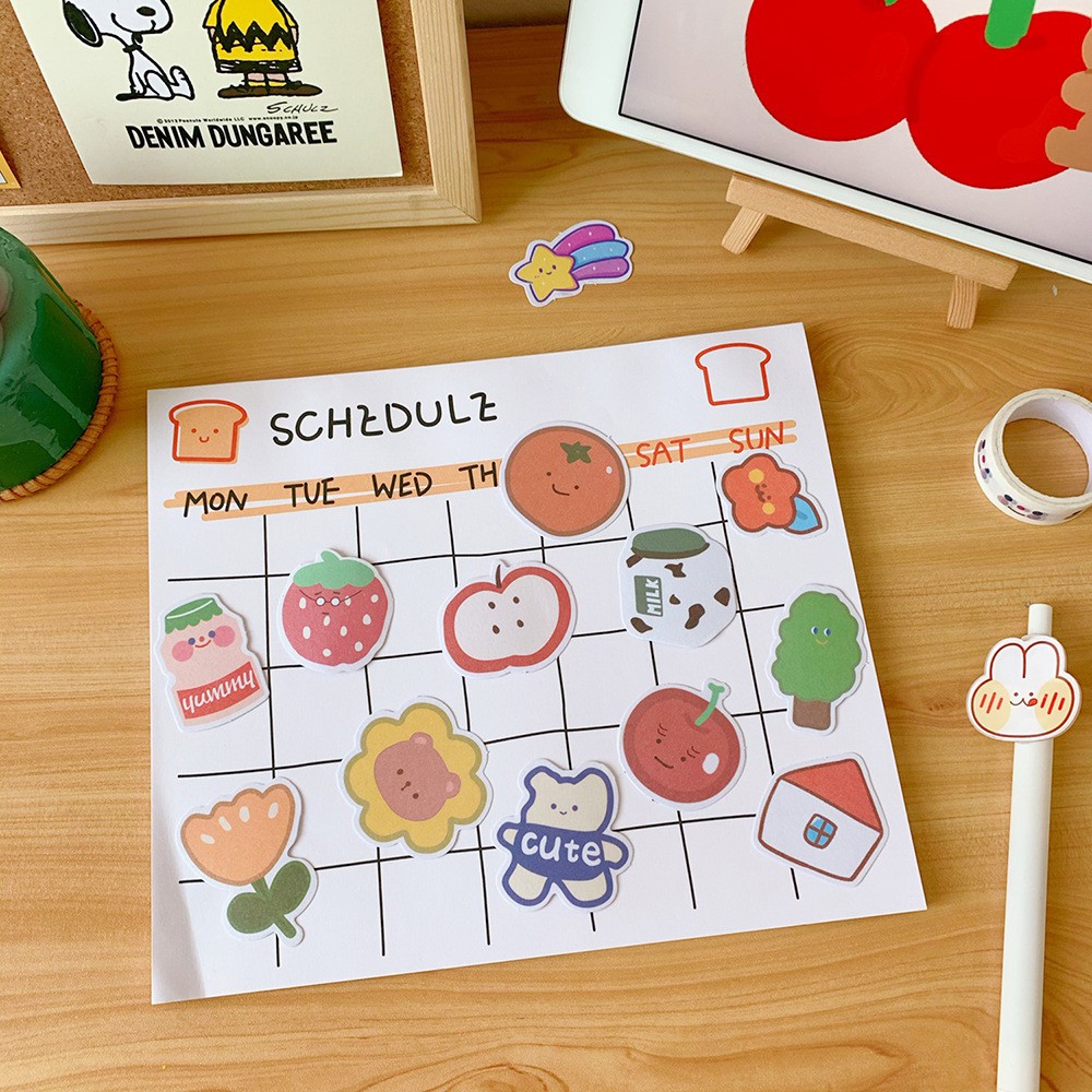 Set hình dán mini xinh xắn tiện lợi