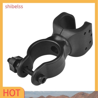 （ʚshibelss）Bicycle Light Lamp Stand Holder Rotation Grip LED Flashlight Torch Clamp