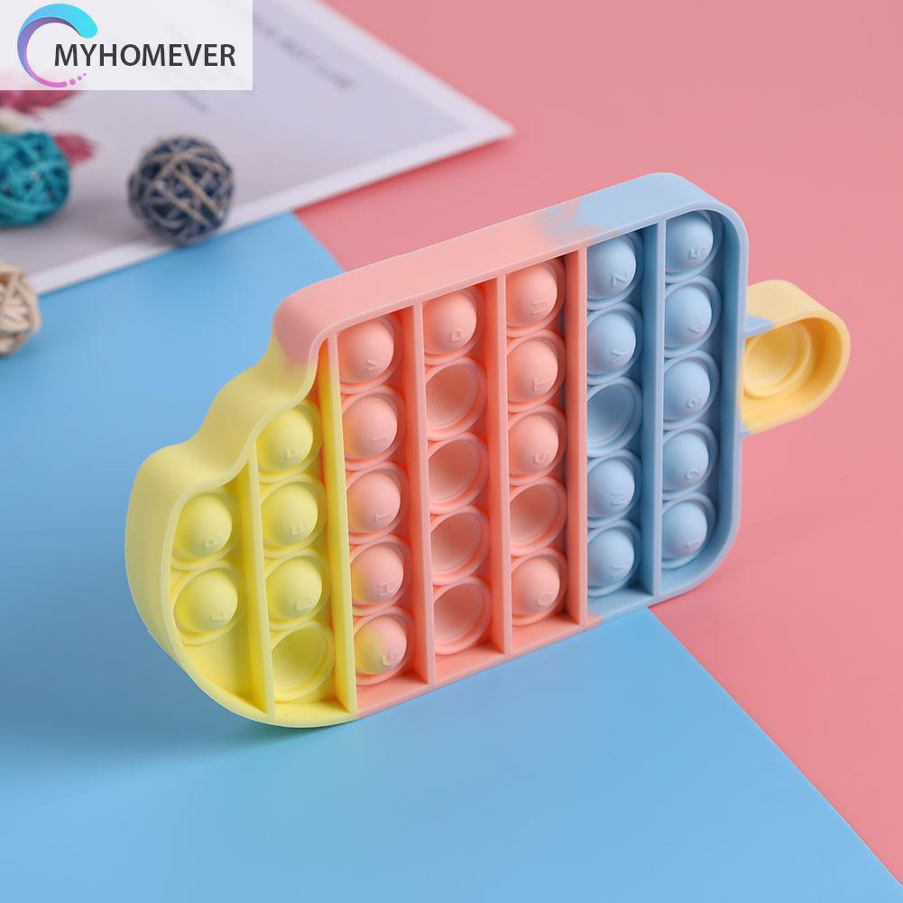 Pop It Fidget Đồ chơi Desktop Push Bubble Đồ chơis Children Adult Stress Reliever Fidget Squeeze Gift