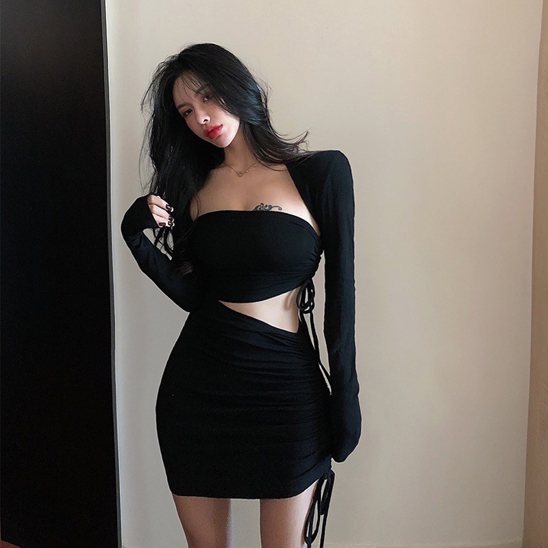 Váy body hở eo sexy
