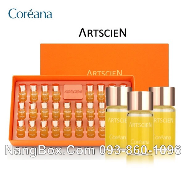 Đủ Bill - Tinh Chất Cấp Ẩm Căng Trắng Da COREANA ARTSCIEN HYALURONIC AMPOULE