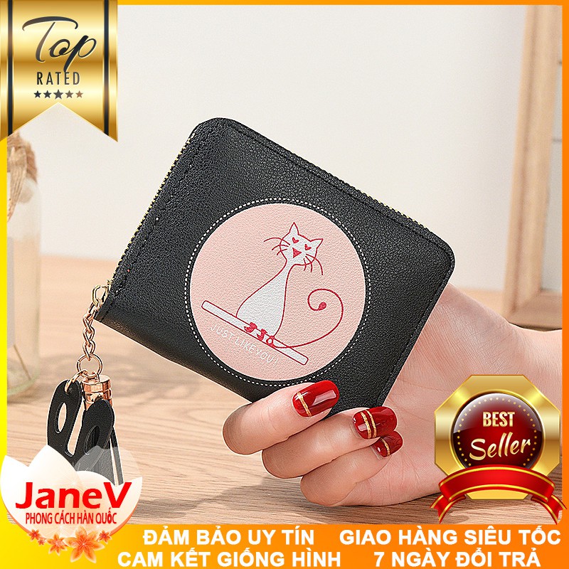 [8 MÀU] Ví Nữ Mini Ngắn Cầm Tay Dễ Thương Nữ Tính Hàn Quốc TVNN237 | BigBuy360 - bigbuy360.vn