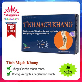 Tĩnh Mạch Khang New – Tăng sức bền thành mạch, giảm và ngăn ngừa suy giãn tĩnh mạch, tê bì chân tay