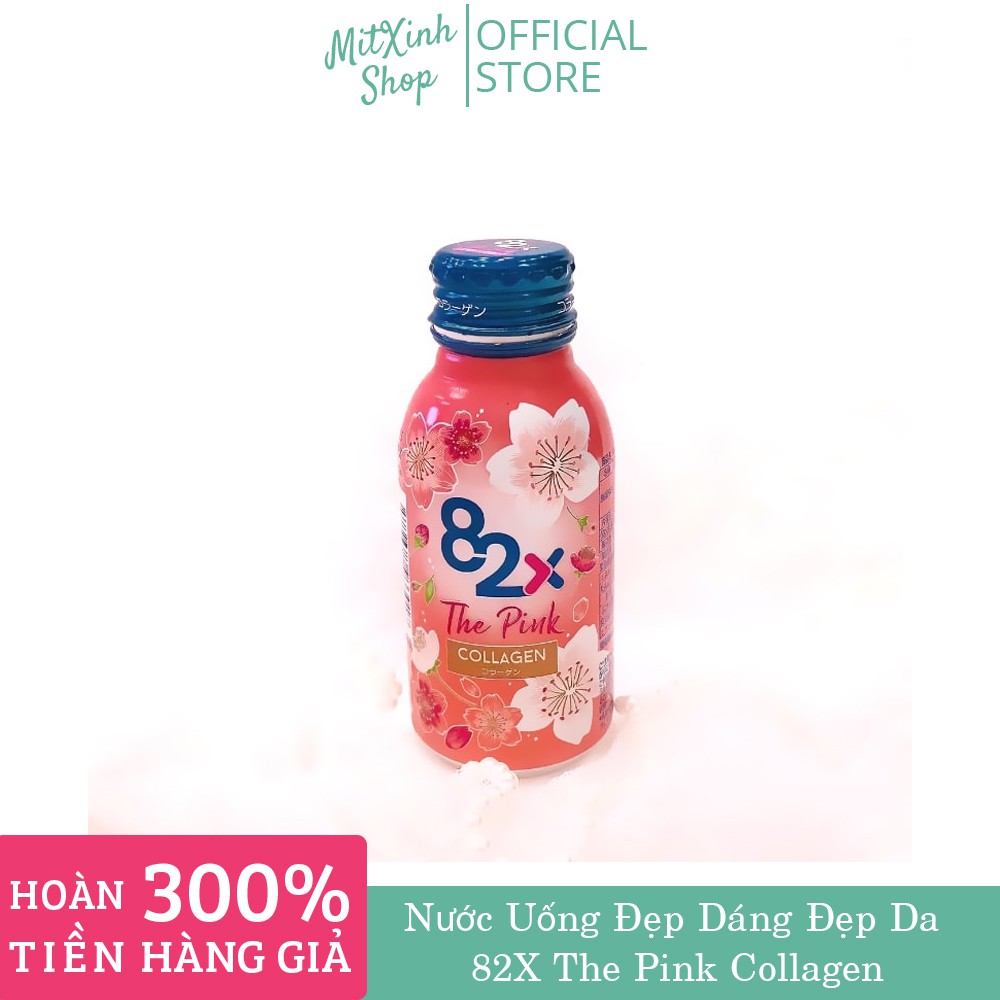 [Chính Hãng] Nước Uống Đẹp Da Mà Giữ Dáng 82X The Pink Collagen - Nguyên Hộp 10 lọ