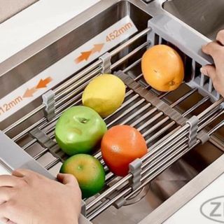Rổ inox rút đa năng