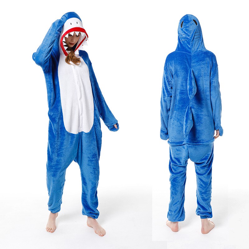 Bộ Đồ Ngủ Liền Thân Hình Khủng Long Xanh Lá Hoạt Hình Có Mũ Cho Nam Nữ