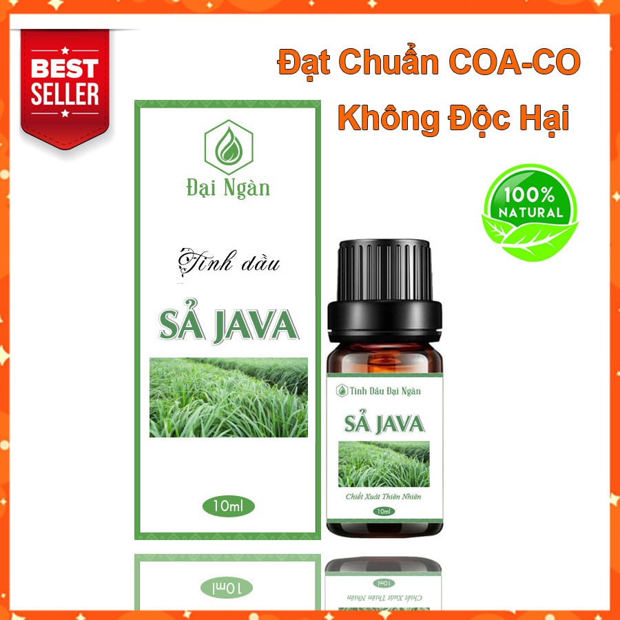 Tinh dầu sả java thơm xông phòng hương thiên nhiên 10ml Đại Ngàn