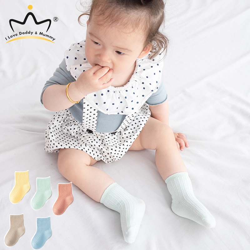 Vớ Cotton Mỏng Mềm Mại Thoáng Khí Thoải Mái Mùa Hè Cho Bé