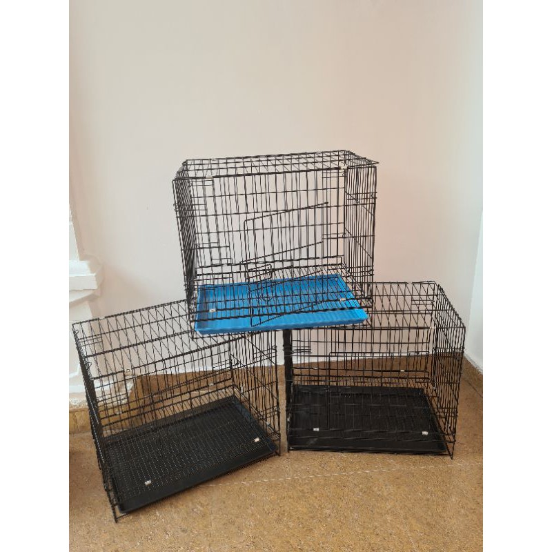 [Mã PET50K giảm Giảm 10% - Tối đa 50K đơn từ 250K] chuồng chó mèo gấp gọn, chuồng chó mèo dưới 2kg sơn tĩnh điện