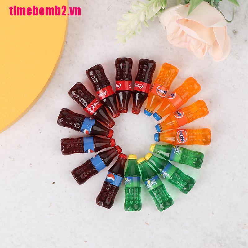 Bộ 4 đồ chơi hình chai coca thu nhỏ xinh xắn