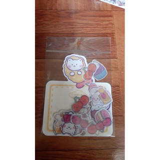 Set miếng dán sticker decal sổ vở hình thú lớn 40 miếng