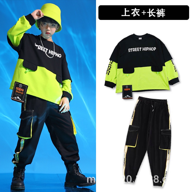 Áo Khoác Nhảy Hip-Hop Đường Phố Thời Trang Mùa Thu Cho Bé Trai Và Bé Gái A3