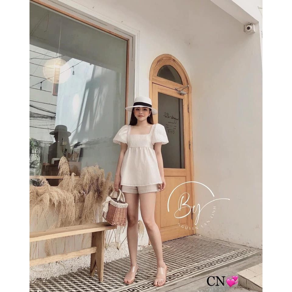 sét đũi xốp cộc cổ vuông(new)