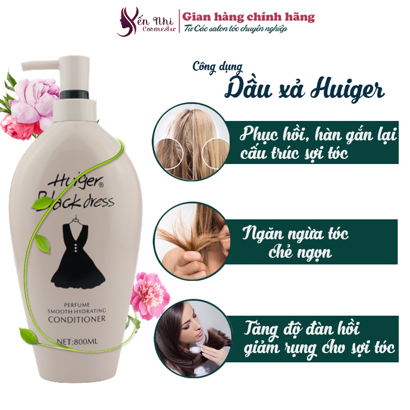 Bộ Dầu gội mượt tóc Huiger dầu gội dưỡng tóc 800ml, Mỹ phẩm tóc yến nhi