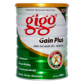 Sữa bột gigo gain plus 900g