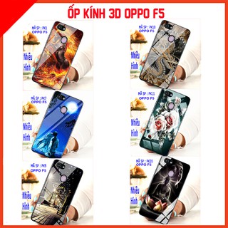 Ốp lưng OPPO F5 kính 3D sắc nét thế hệ mới sang trọng, lịch sự, đa dạng mẫu mã Educase68