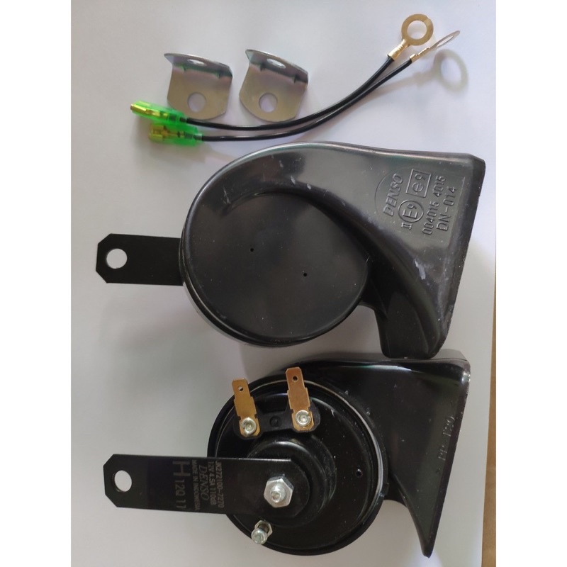 [ Chính Hãng ] Còi DENSO 12V 1 Bộ 2 Còi Với Màng Lọc Âm Thanh Cực Chất Lượng Chính Hãng DENSO