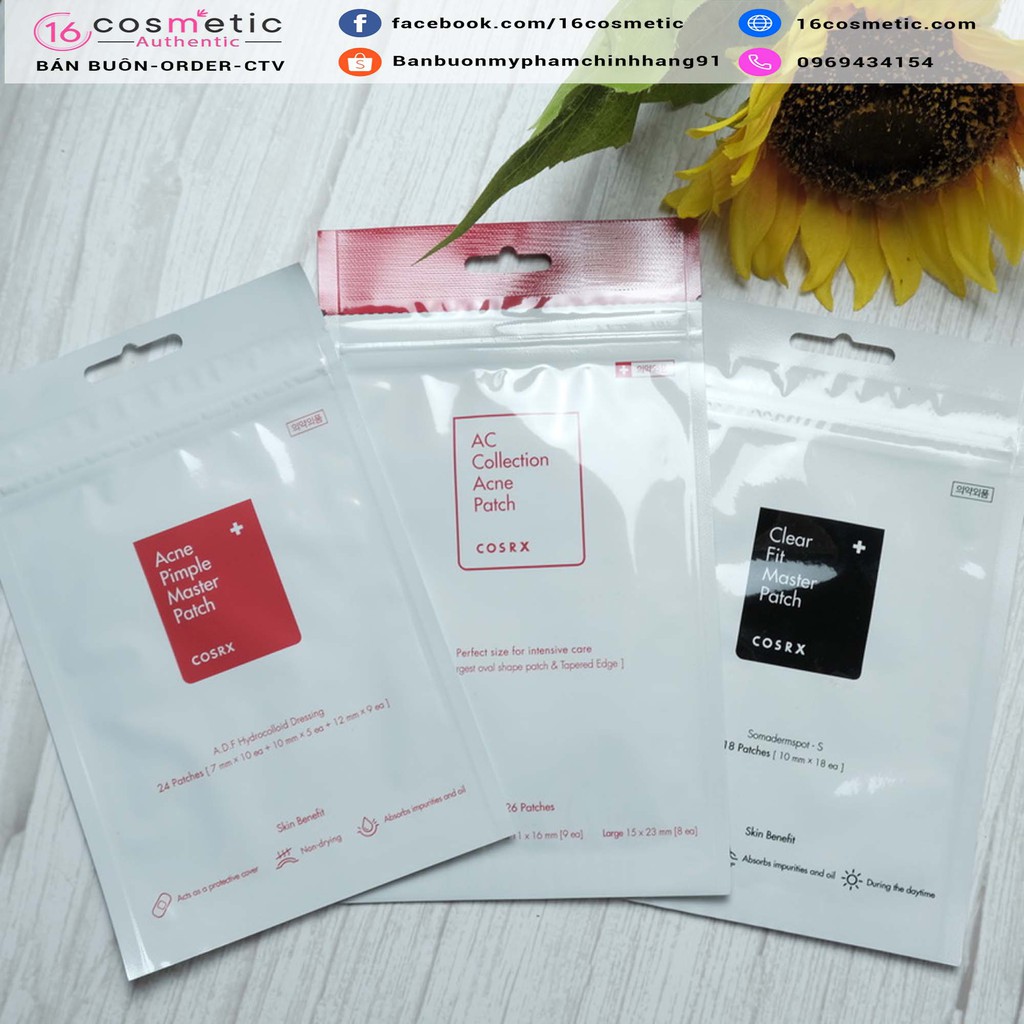 Miếng Dán  Mụn, Che Phủ Nốt Mụn Cosrx Clear Fit Master Patch | BigBuy360 - bigbuy360.vn
