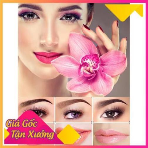 TRANH DÁN KÍNH 2 MẶT TRANG TRÍ SPA, PHUN XĂM KT 70-100CM Miễn phí thiết kế, tặng thêm băng dính