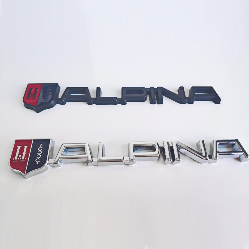 Huy Hiệu Kim Loại Trang Trí Đuôi Xe Hơi bmw alpina logo e46 e39 e90 e60 e36 f30 x5 e53 f10 e34