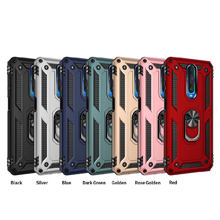 Ốp Điện Thoại Thời Trang Cho Xiaomi Redmi K20 K30 K40 Pro K30i 5G ​Ốp Điện Thoại PC Cứng + TPU Silicone Chống Sốc Có Khuyên Nam Châm Làm Giá Đỡ Cho Xiaomi