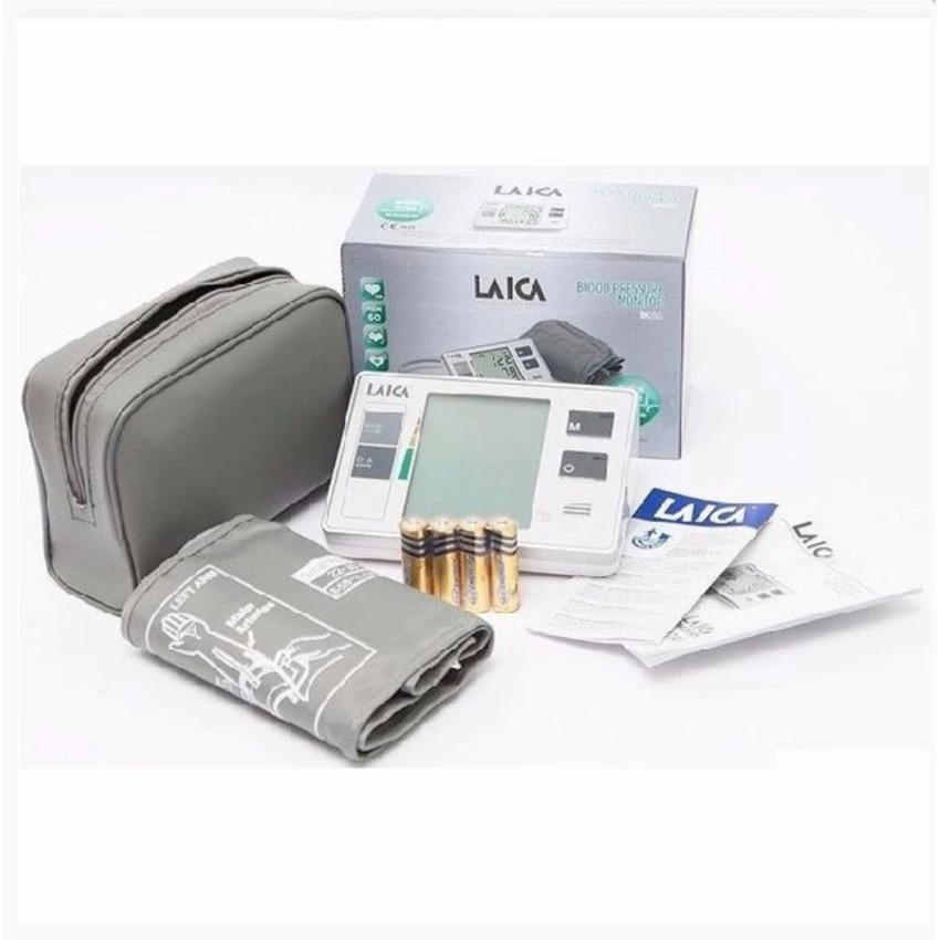 Máy đo huyết áp điện tử bắp tay Laica BM2001, dụng cụ kiểm tra huyết áp, nhịp tim - Hàng nhập khẩu chính hãng Laica Ital