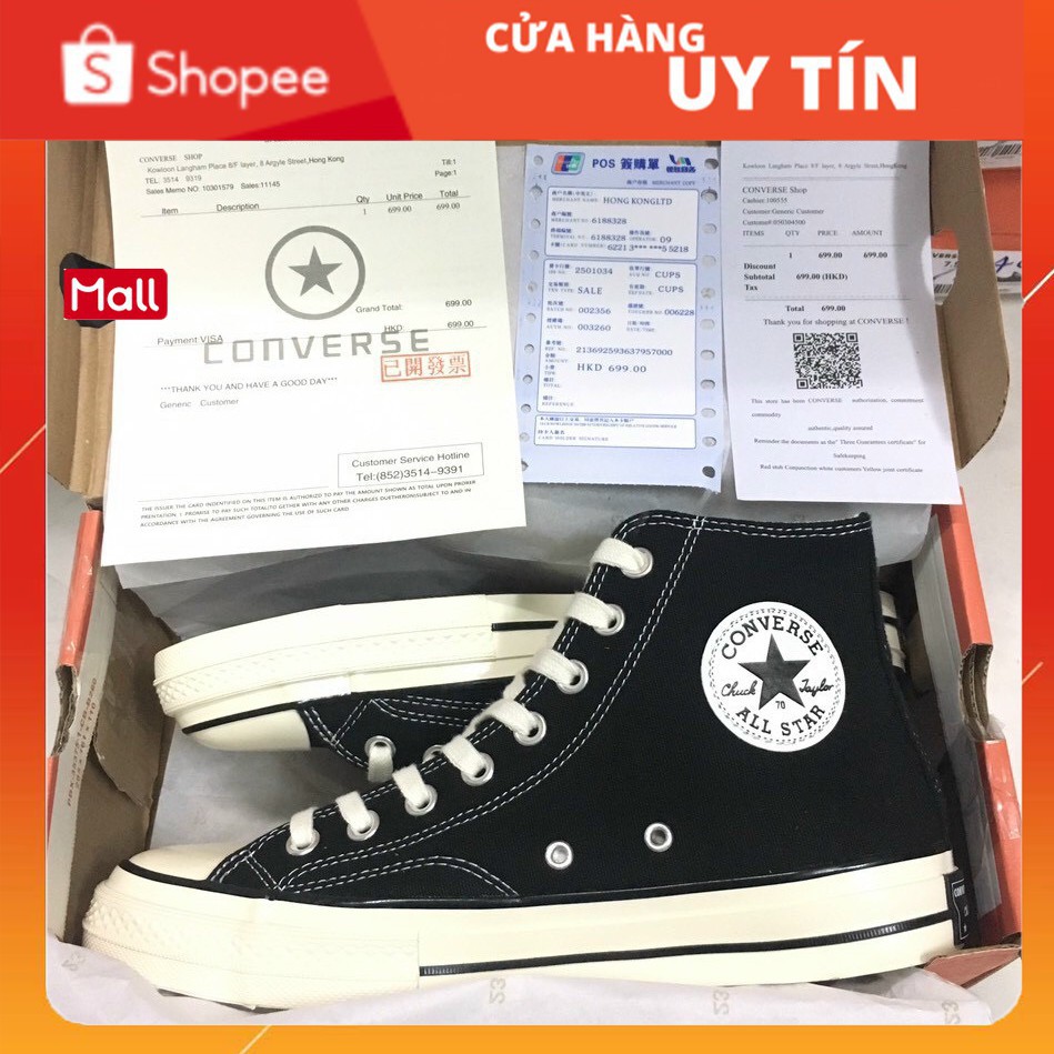 giày converse 1970s cao cổ Bản Trung full box bill [ảnh trực tiếp] nam/nữ -GD sneaker