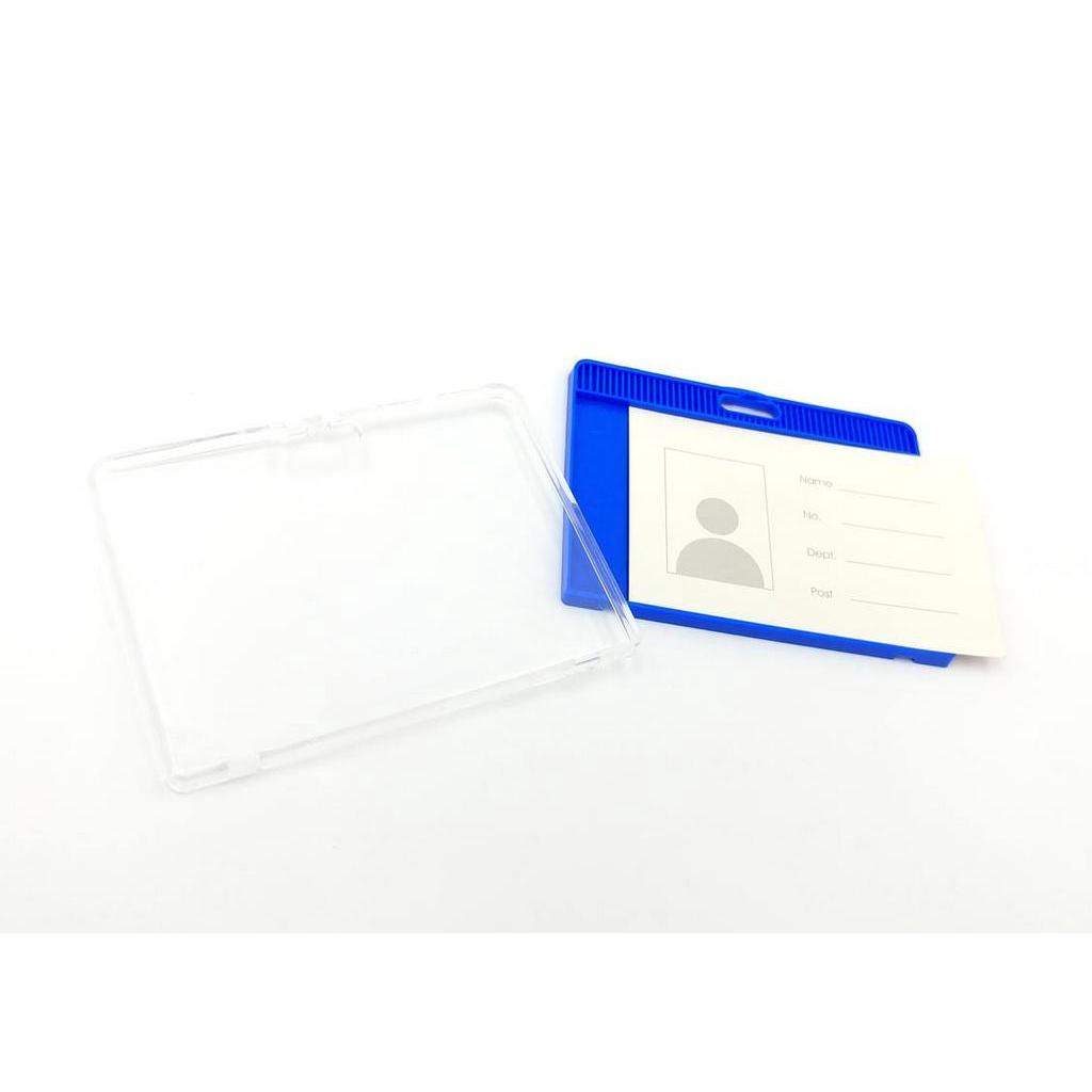 Bảng Tên Nhựa Cứng ID6617 - Màu Xanh Đậm - Stacom