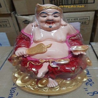 ông địa đế tròn đỏ