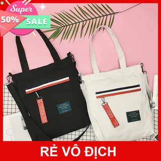 Túi tote thời trang 2 sọc