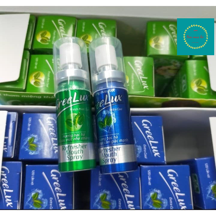 Xịt thơm miệng Greelux Extra Cool Thảo Dược chai 12ml