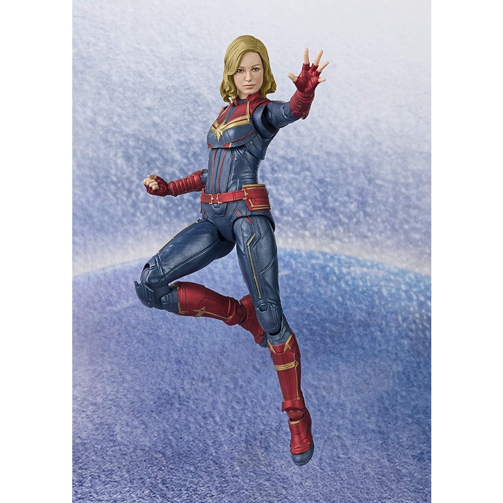 Mô hình SHF Captain Marvel Chính Hãng Bandai S.H.Figuarts Marvel Hàng new nguyên seal ảnh thật