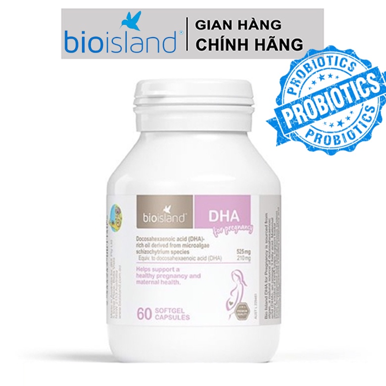 DHA bầu Bioisland (Dha for prenancy) 60v hàng chính hãng