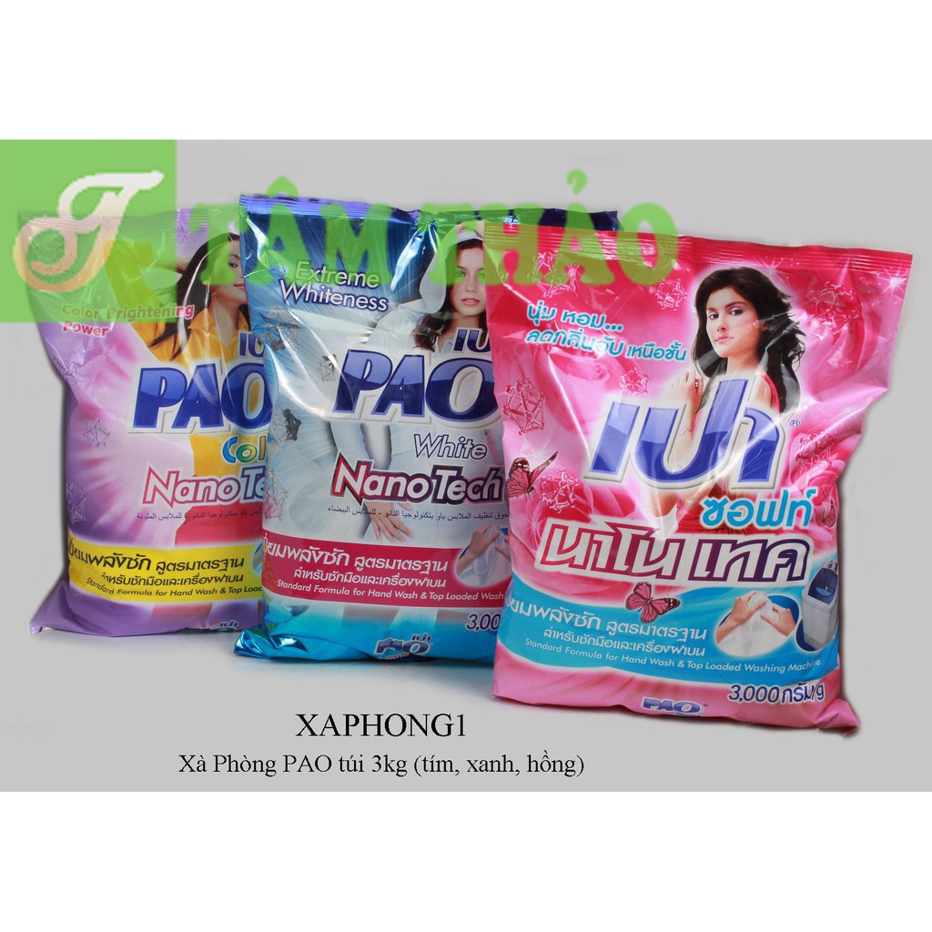 Bột giặt Thái Lan PAO 2,7kg 8850002001121, 8850002001206, 8850002001022