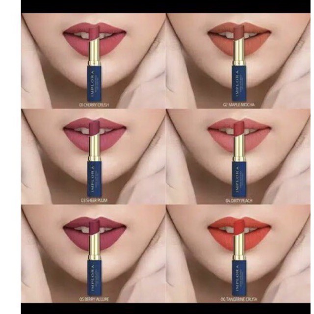 (Hàng Mới Về) Son Lì Intense Implora Nhiều Màu Sắc Lựa Chọn