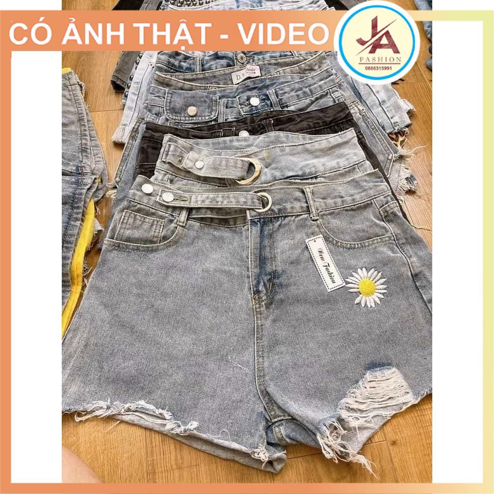 Quần đùi Jean nữ siêu mát không chọn mẫu ,quần short ngắn rách phong cách cá tính JASHOP